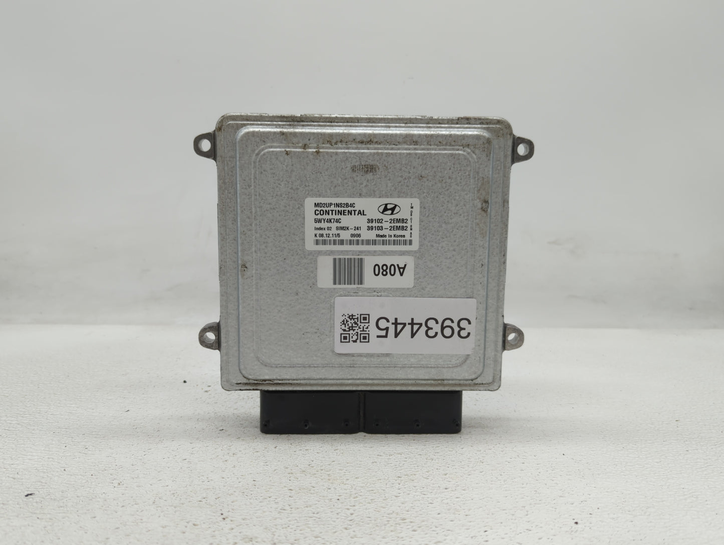 2011-2013 Hyundai Elantra PCM Engine Control Computer ECU ECM PCU OEM P/N:39102-2EMB3 39102-2EMB2 Fits Fits 2011 2012 2013 O