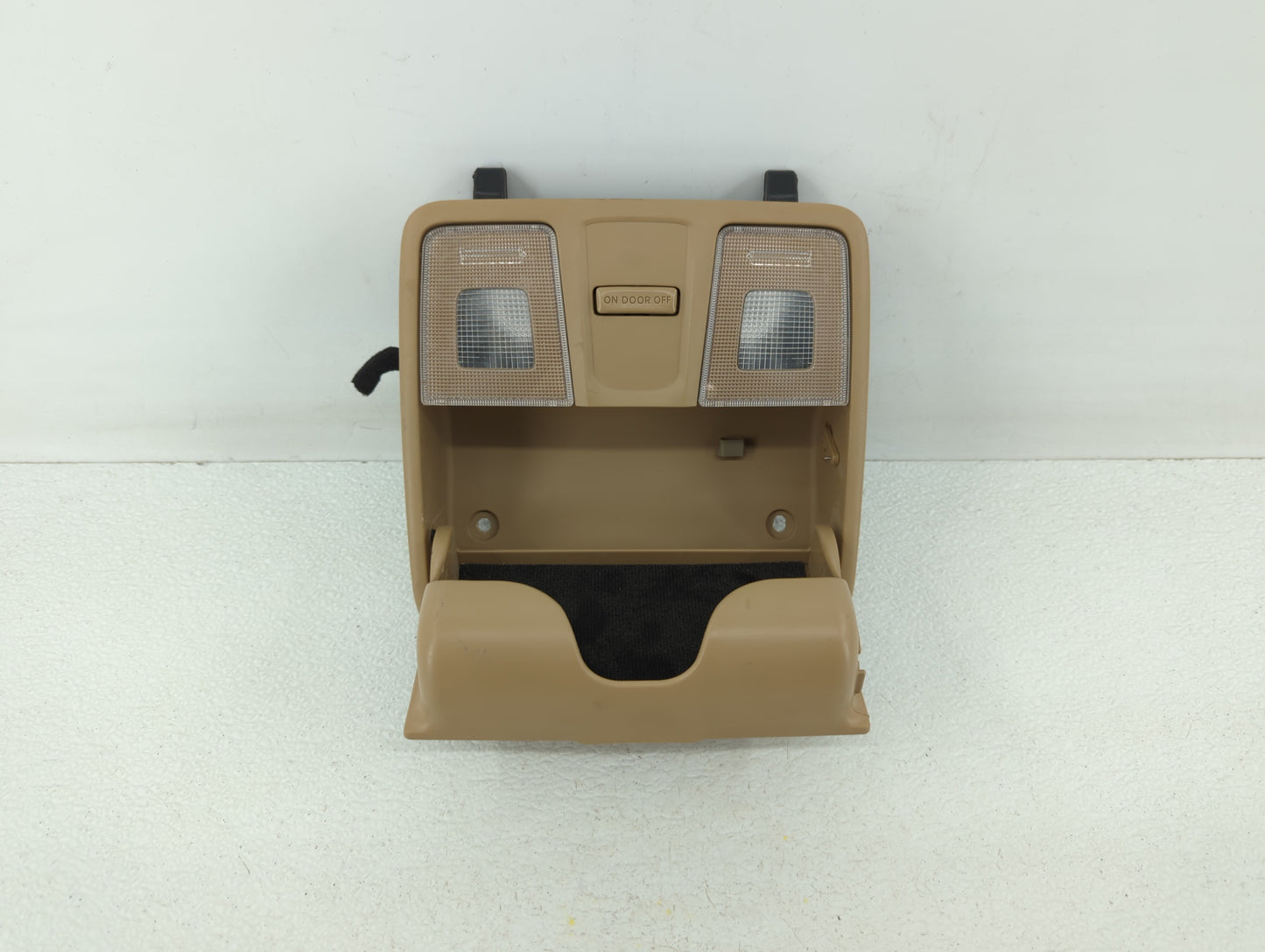 2012 Hyundai Elantra Overhead Roof Console Beige - Oemusedautoparts1.com