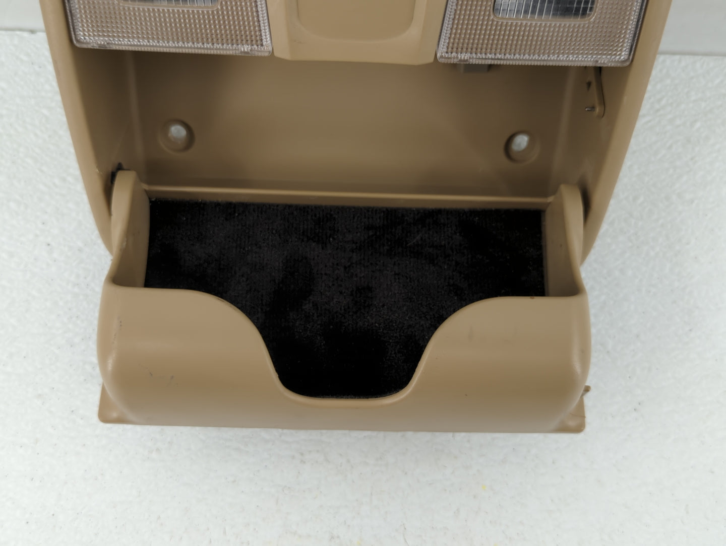 2012 Hyundai Elantra Overhead Roof Console Beige - Oemusedautoparts1.com
