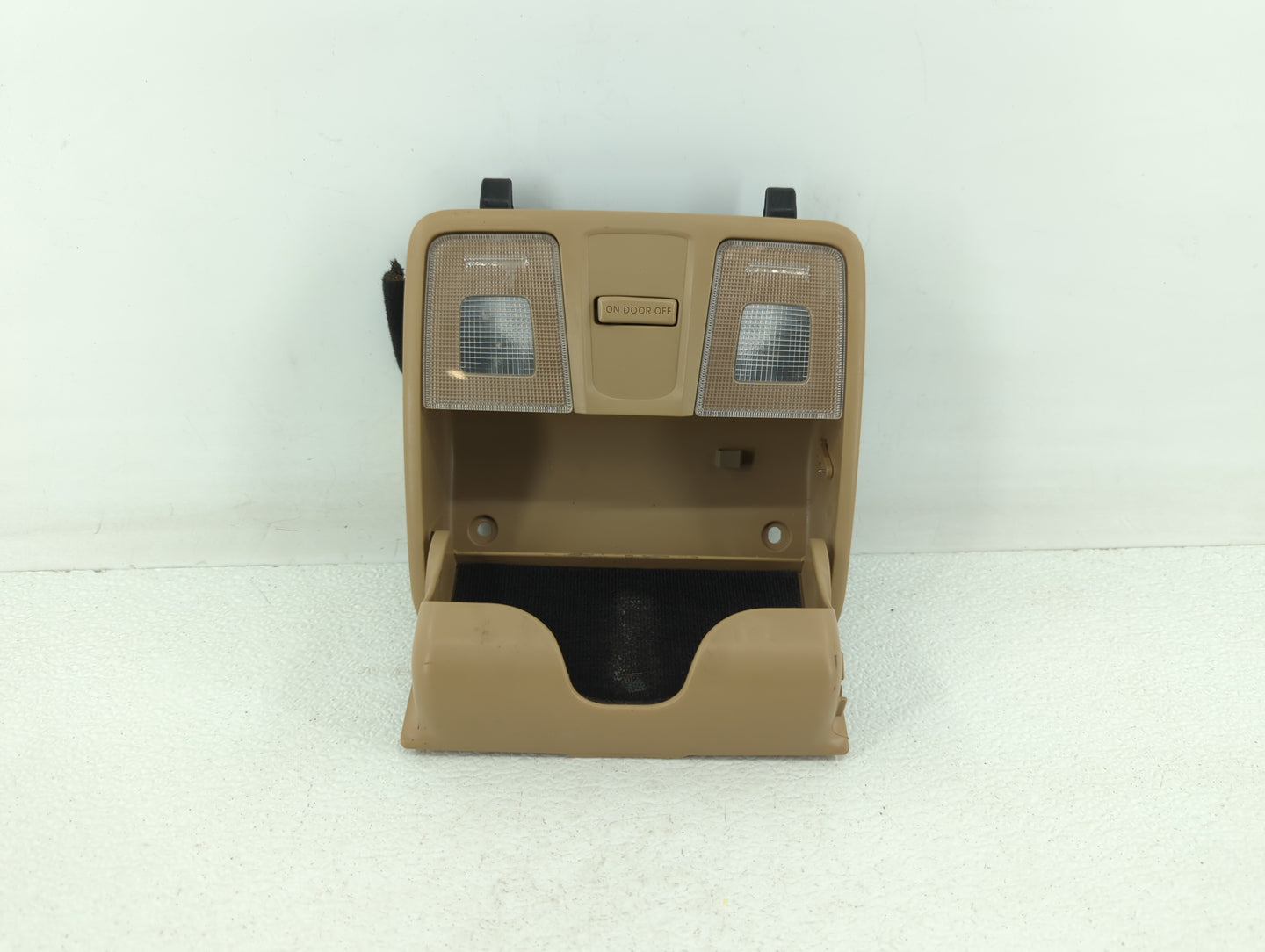 2012 Hyundai Elantra Overhead Roof Console Beige - Oemusedautoparts1.com