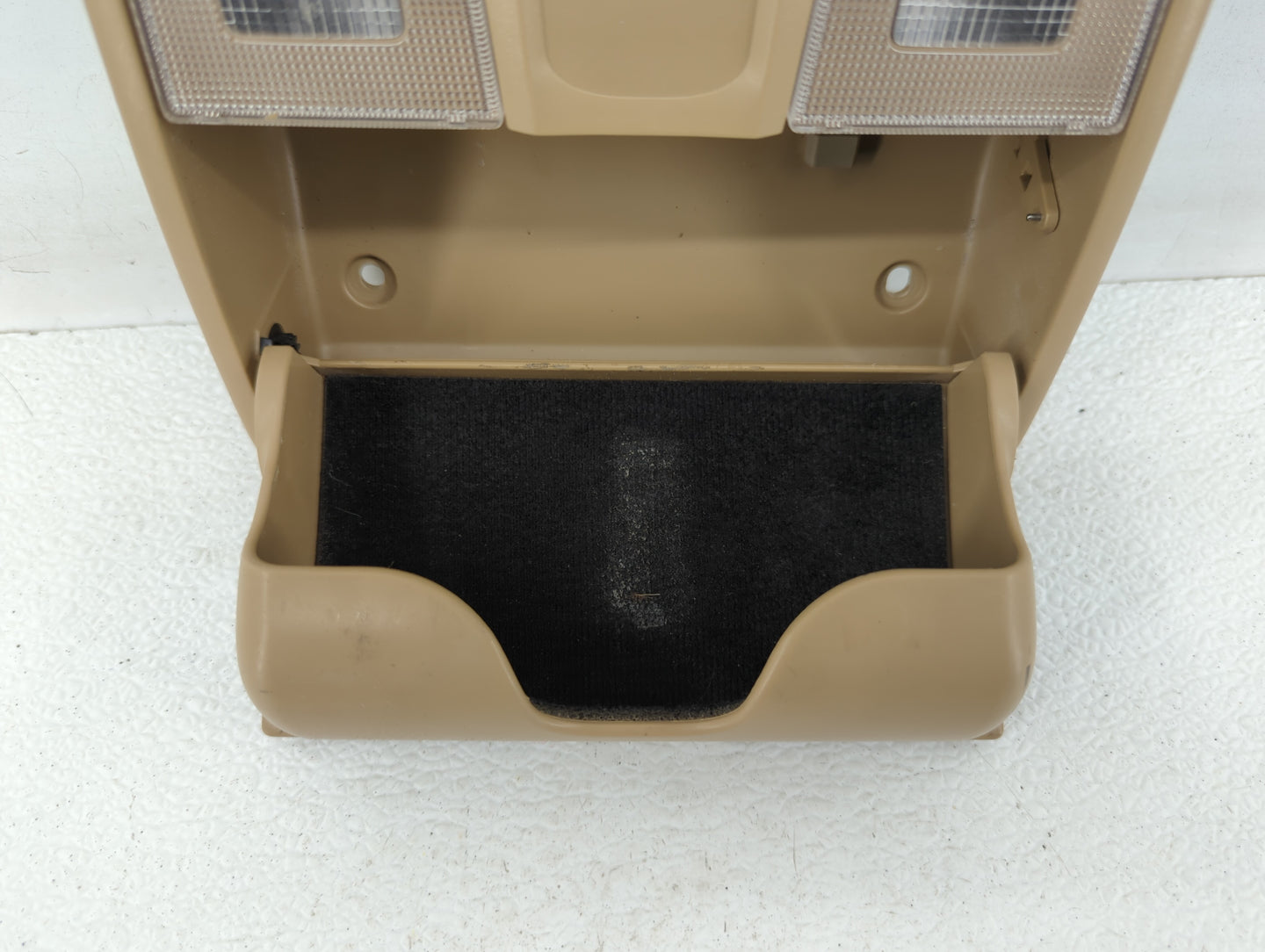 2012 Hyundai Elantra Overhead Roof Console Beige - Oemusedautoparts1.com