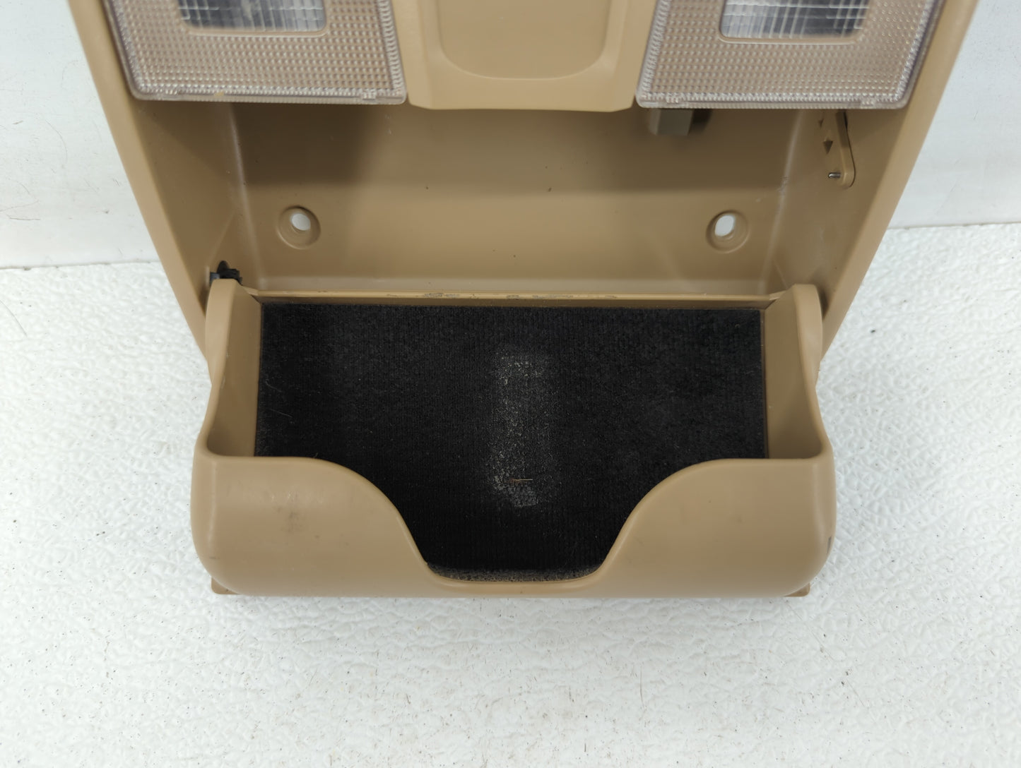 2012 Hyundai Elantra Overhead Roof Console Beige - Oemusedautoparts1.com