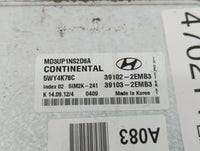 2011-2013 Hyundai Elantra PCM Engine Control Computer ECU ECM PCU OEM P/N:39102-2EMP2 39103-2EMP2 Fits Fits 2011 2012 2013 O