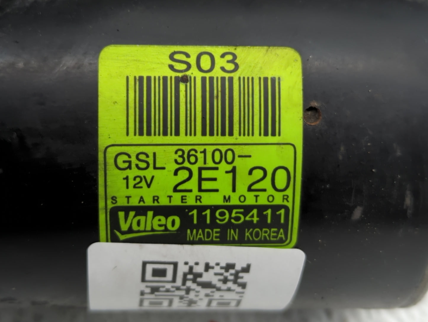 2011-2014 Hyundai Elantra Car Starter Motor Solenoid OEM P/N:36100-2E120 Fits Fits 2011 2012 2013 2014 OEM Used Auto Parts -