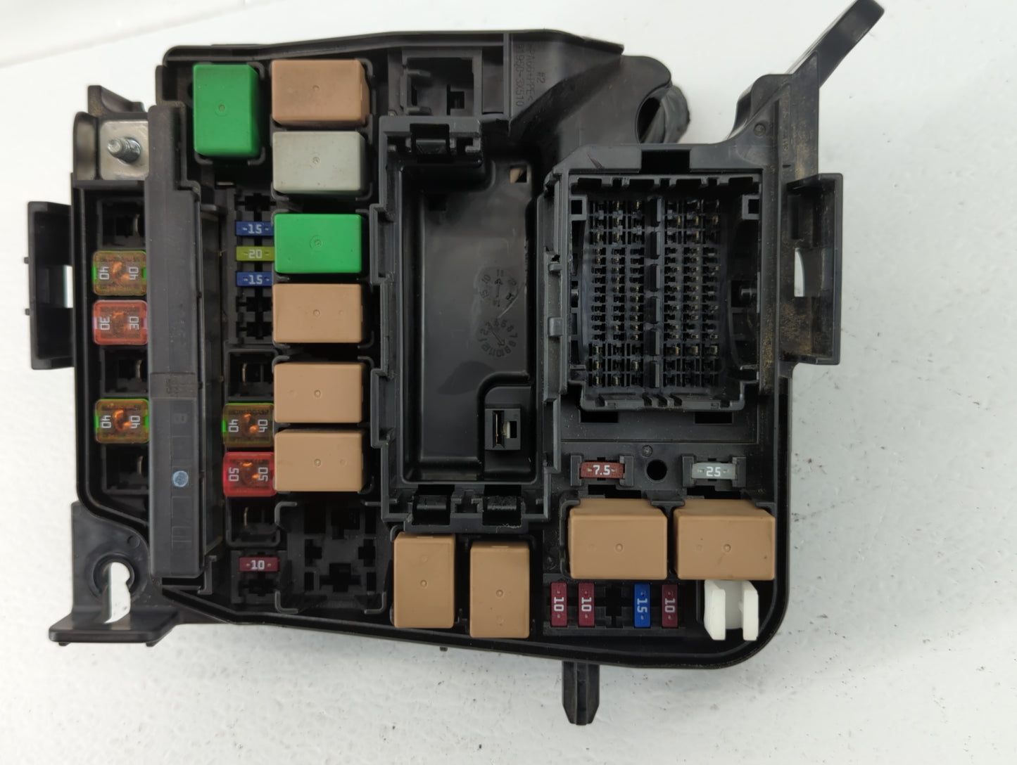 2011-2013 Hyundai Elantra Fusebox Fuse Box Panel Relay Module P/N:91205-3X073 Fits Fits 2011 2012 2013 OEM Used Auto Parts -