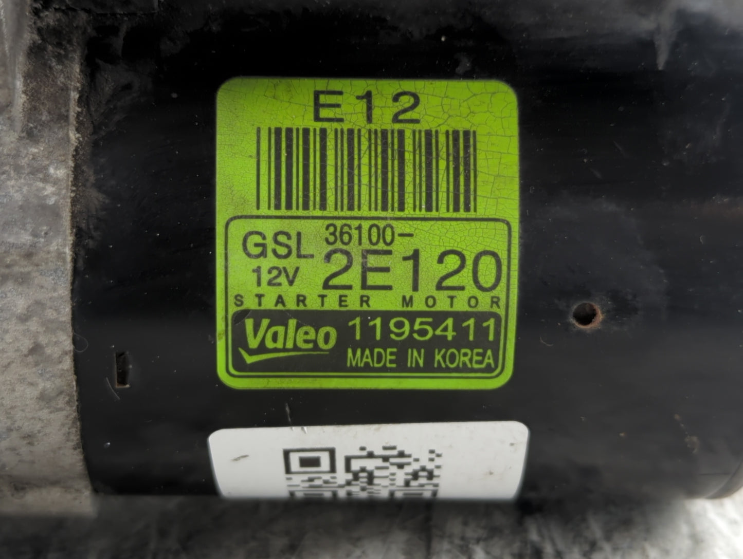 2011-2014 Hyundai Elantra Car Starter Motor Solenoid OEM P/N:36100-2E120 Fits Fits 2011 2012 2013 2014 OEM Used Auto Parts -
