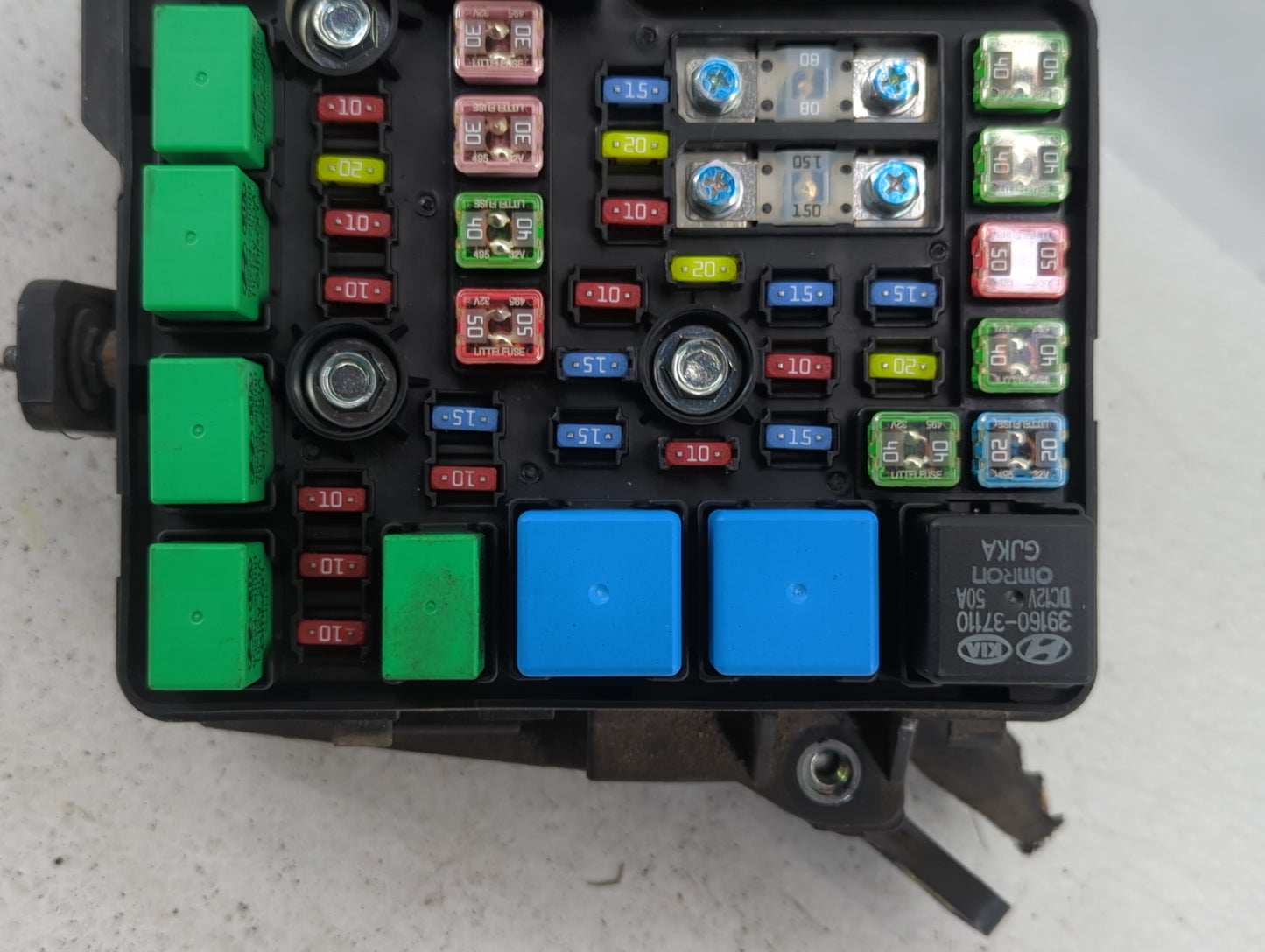 2011-2013 Hyundai Elantra Fusebox Fuse Box Panel Relay Module P/N:91950-1H031 Fits Fits 2011 2012 2013 OEM Used Auto Parts -