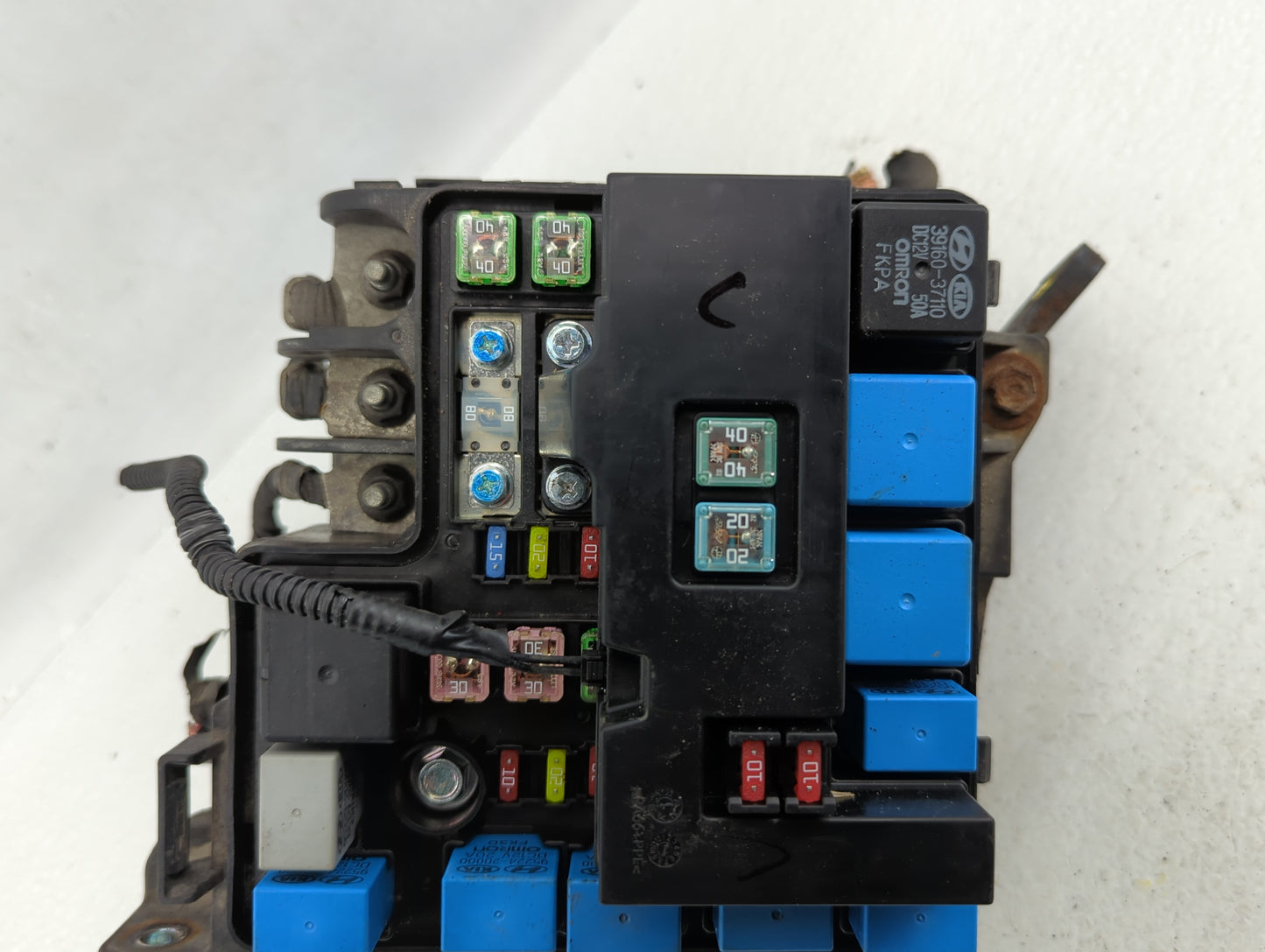 2010-2012 Hyundai Elantra Fusebox Fuse Box Panel Relay Module P/N:91950-1H031 Fits Fits 2010 2011 2012 OEM Used Auto Parts -