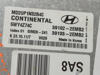 2011-2013 Hyundai Elantra PCM Engine Control Computer ECU ECM PCU OEM P/N:39103-2EMB2 39102-2EMP2 Fits Fits 2011 2012 2013 O