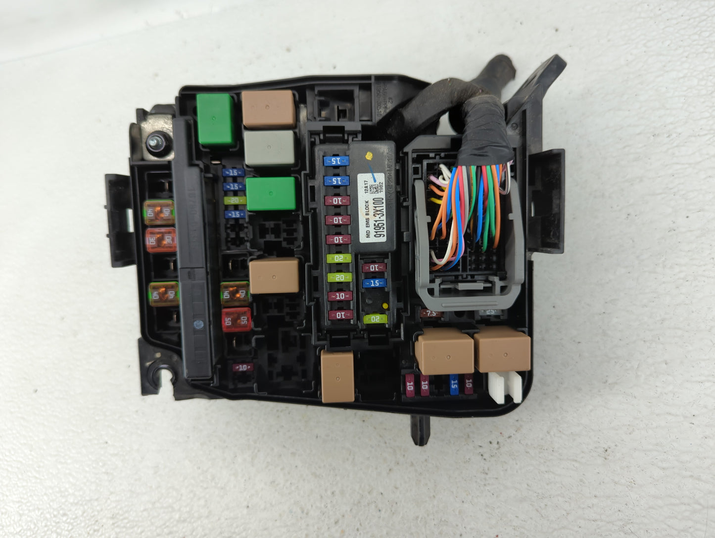 2011-2013 Hyundai Elantra Fusebox Fuse Box Panel Relay Module P/N:912053X223 Fits Fits 2011 2012 2013 OEM Used Auto Parts - 