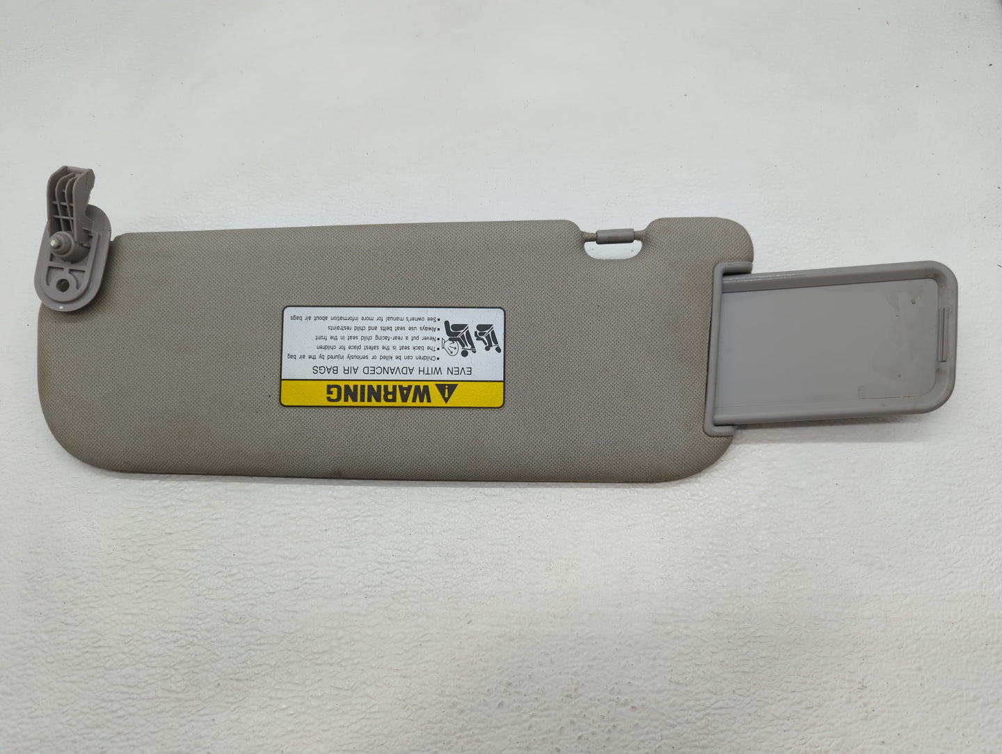 2011-2013 Hyundai Elantra Sun Visor Shade Replacement Passenger Right Mirror Fits Fits 2011 2012 2013 OEM Used Auto Parts - 