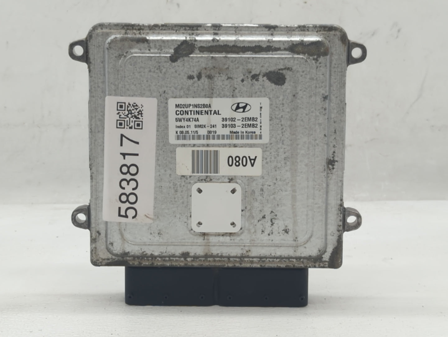 2011-2013 Hyundai Elantra PCM Engine Control Computer ECU ECM PCU OEM P/N:39102-2EMB2 Fits Fits 2011 2012 2013 OEM Used Auto
