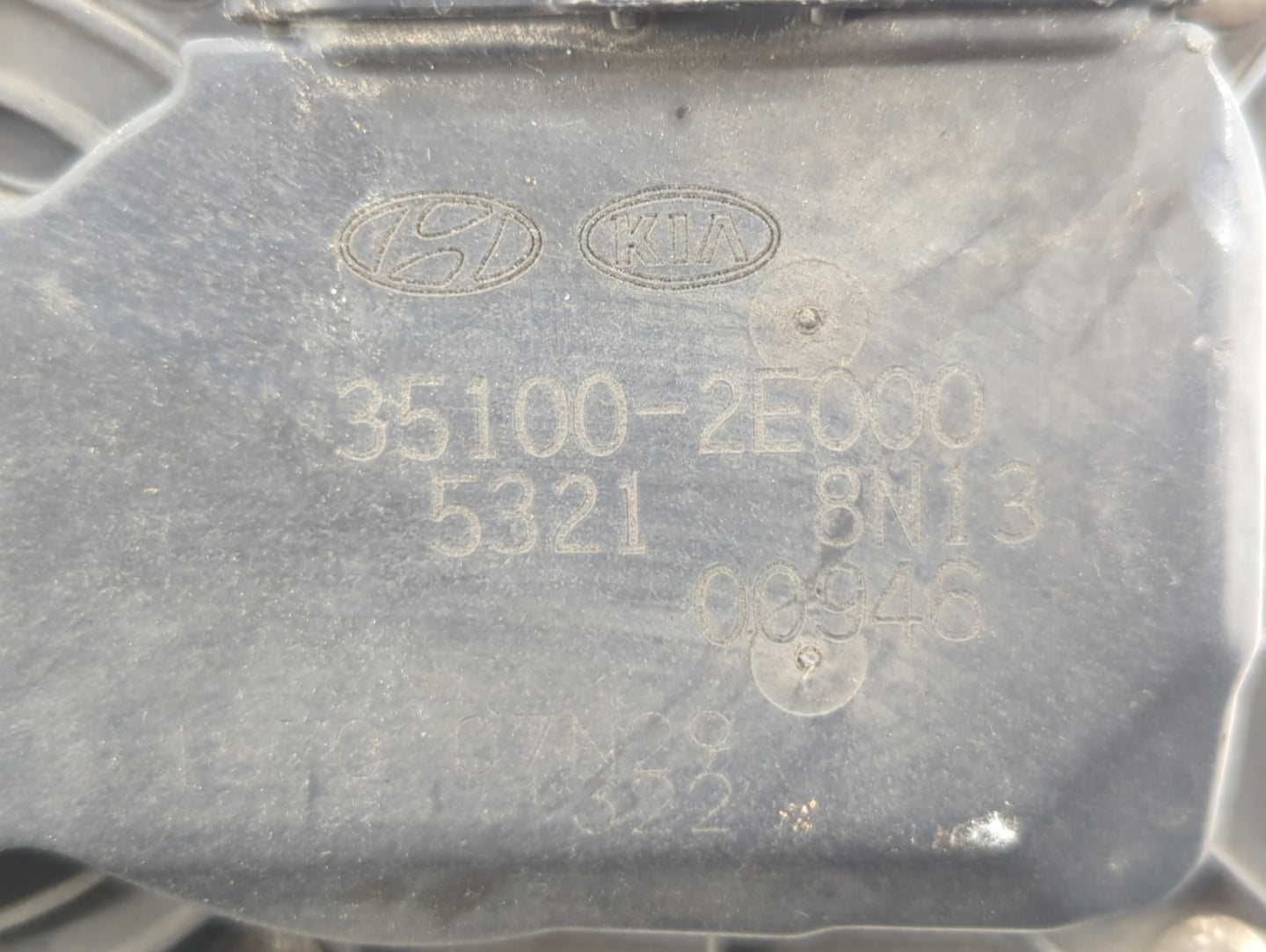2011-2020 Hyundai Elantra Throttle Body P/N:35100-2E000 Fits Fits 2011 2012 2013 2014 2015 2016 2017 2018 2019 2020 2021 OEM