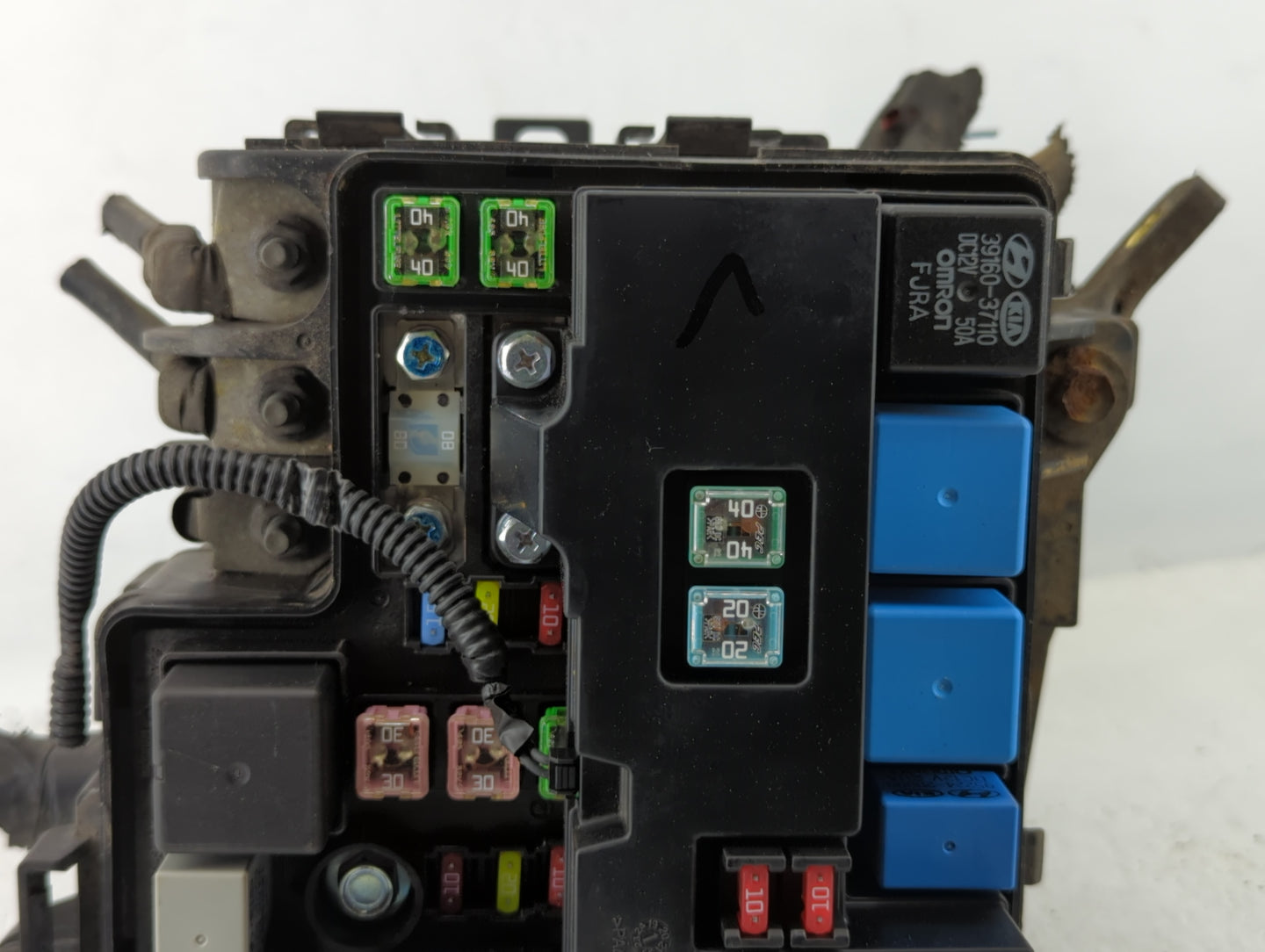 2010-2012 Hyundai Elantra Fusebox Fuse Box Panel Relay Module P/N:91950-1H031 Fits Fits 2010 2011 2012 OEM Used Auto Parts -