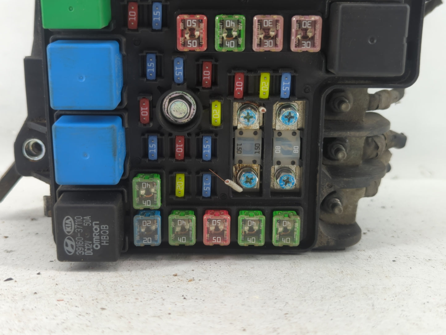 2010-2012 Hyundai Elantra Fusebox Fuse Box Panel Relay Module P/N:91950-1H031 Fits Fits 2010 2011 2012 OEM Used Auto Parts -