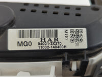 2012 Hyundai Elantra Instrument Cluster Speedometer Gauges P/N:94001-3X270 Fits OEM Used Auto Parts - Oemusedautoparts1.com