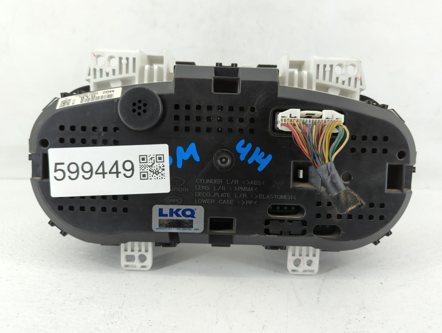 2012 Hyundai Elantra Instrument Cluster Speedometer Gauges P/N:94001-3X270 Fits OEM Used Auto Parts - Oemusedautoparts1.com