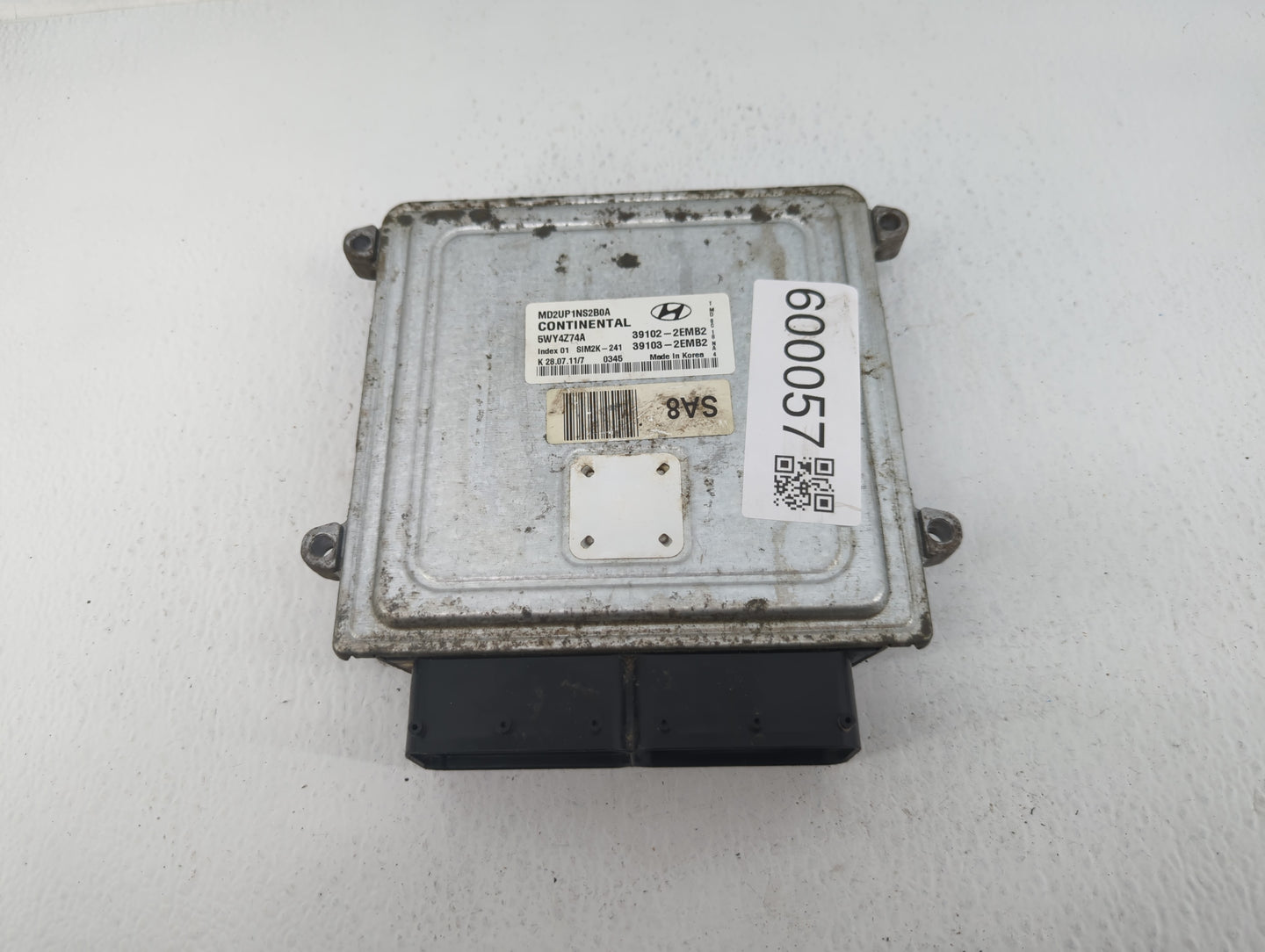 2011-2013 Hyundai Elantra PCM Engine Control Computer ECU ECM PCU OEM P/N:39102-2EMB2 Fits Fits 2011 2012 2013 OEM Used Auto