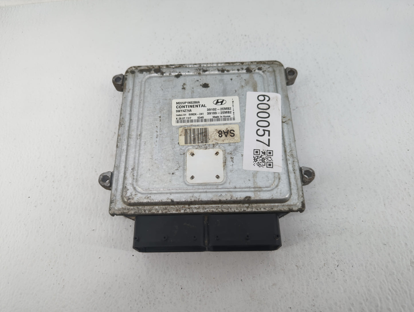 2011-2013 Hyundai Elantra PCM Engine Control Computer ECU ECM PCU OEM P/N:39102-2EMB2 Fits Fits 2011 2012 2013 OEM Used Auto