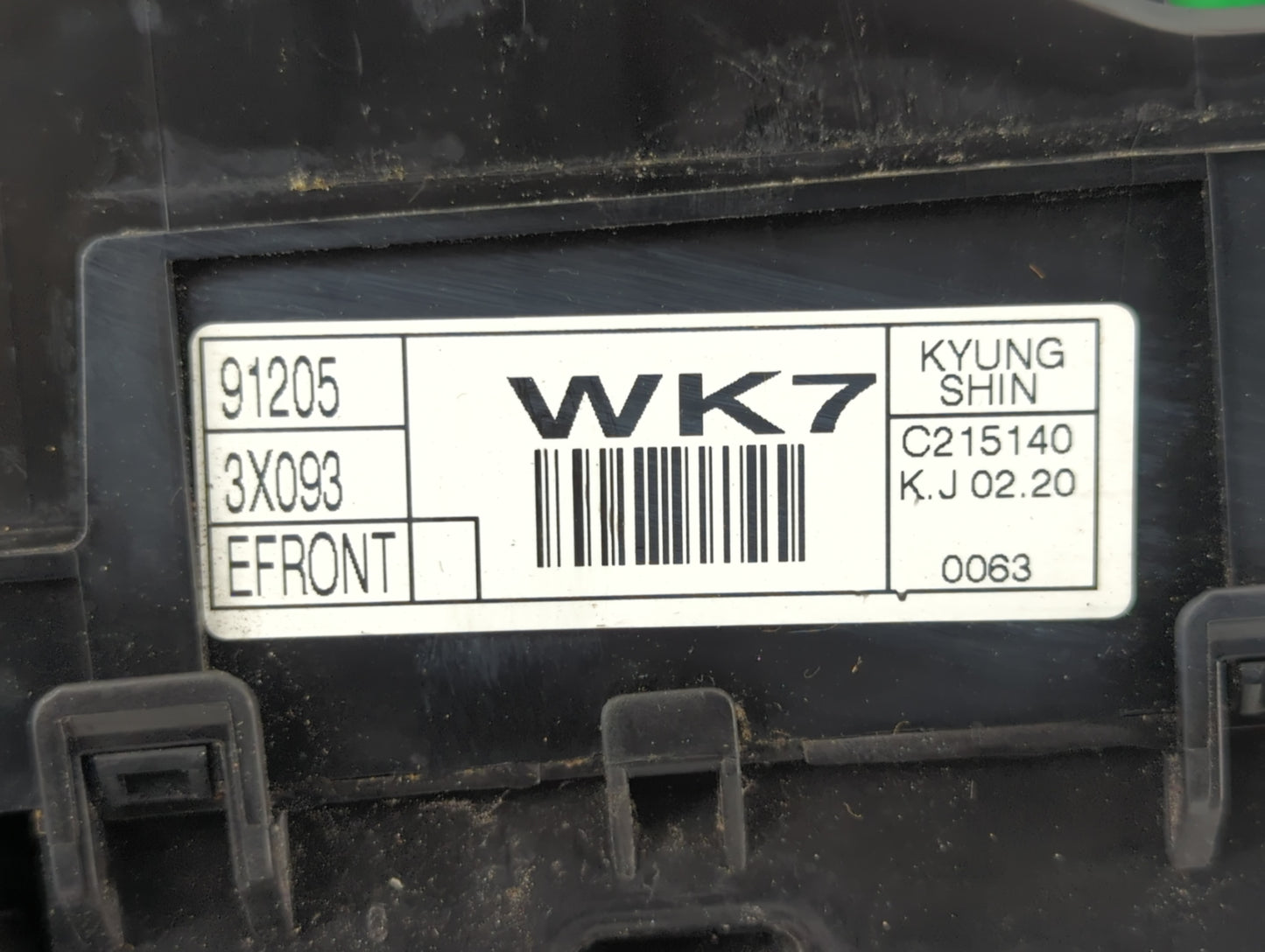 2011-2013 Hyundai Elantra Fusebox Fuse Box Panel Relay Module P/N:91205 3X093 Fits Fits 2011 2012 2013 OEM Used Auto Parts -