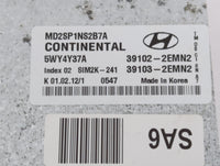 2011-2013 Hyundai Elantra PCM Engine Control Computer ECU ECM PCU OEM P/N:39103-2EMN2 39102-2EMN2 Fits Fits 2011 2012 2013 O