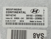 2011-2013 Hyundai Elantra PCM Engine Control Computer ECU ECM PCU OEM P/N:39103-2EMB2 39102-2EMB2 Fits Fits 2011 2012 2013 O
