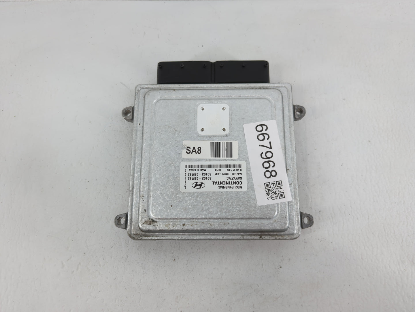 2011-2013 Hyundai Elantra PCM Engine Control Computer ECU ECM PCU OEM P/N:39103-2EMB2 39102-2EMB2 Fits Fits 2011 2012 2013 O