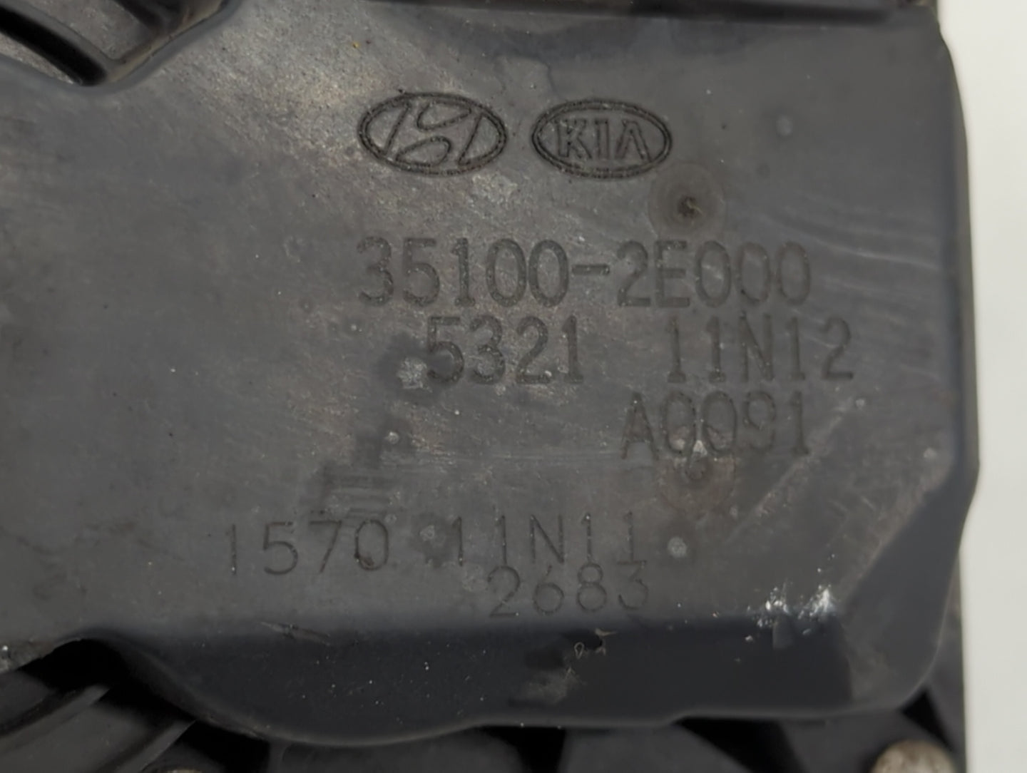2011-2020 Hyundai Elantra Throttle Body P/N:5321 11N12 35100-2E000 Fits OEM Used Auto Parts - Oemusedautoparts1.com