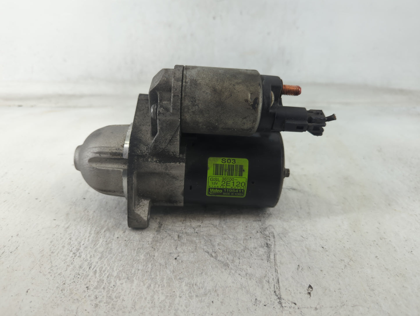 2011-2014 Hyundai Elantra Car Starter Motor Solenoid OEM P/N:36100-2E120 Fits Fits 2011 2012 2013 2014 OEM Used Auto Parts -