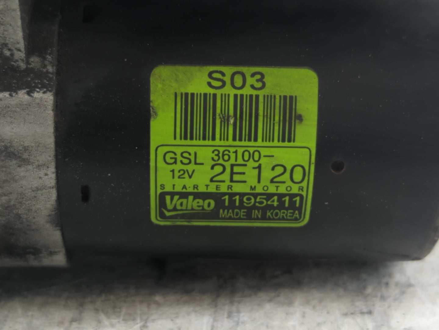 2011-2014 Hyundai Elantra Car Starter Motor Solenoid OEM P/N:36100-2E120 Fits Fits 2011 2012 2013 2014 OEM Used Auto Parts -