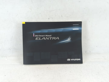 2012 Hyundai Elantra Owners Manual Book Guide P/N:A3XO-EU19G OEM Used Auto Parts - Oemusedautoparts1.com