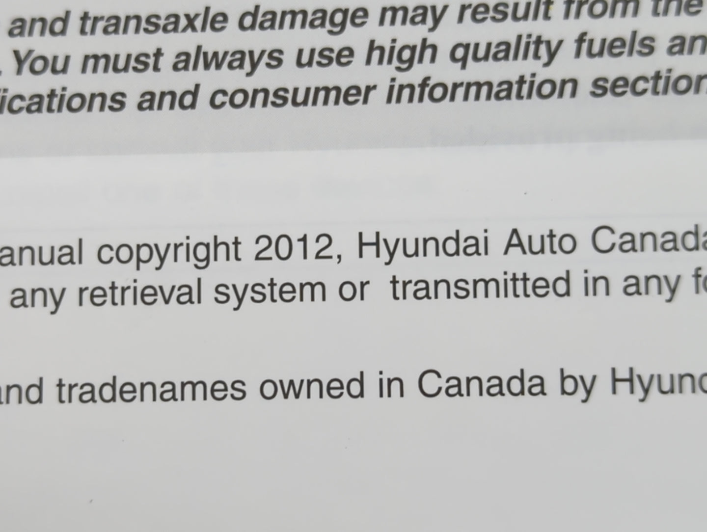 2012 Hyundai Elantra Owners Manual Book Guide P/N:A210-EC23G OEM Used Auto Parts - Oemusedautoparts1.com