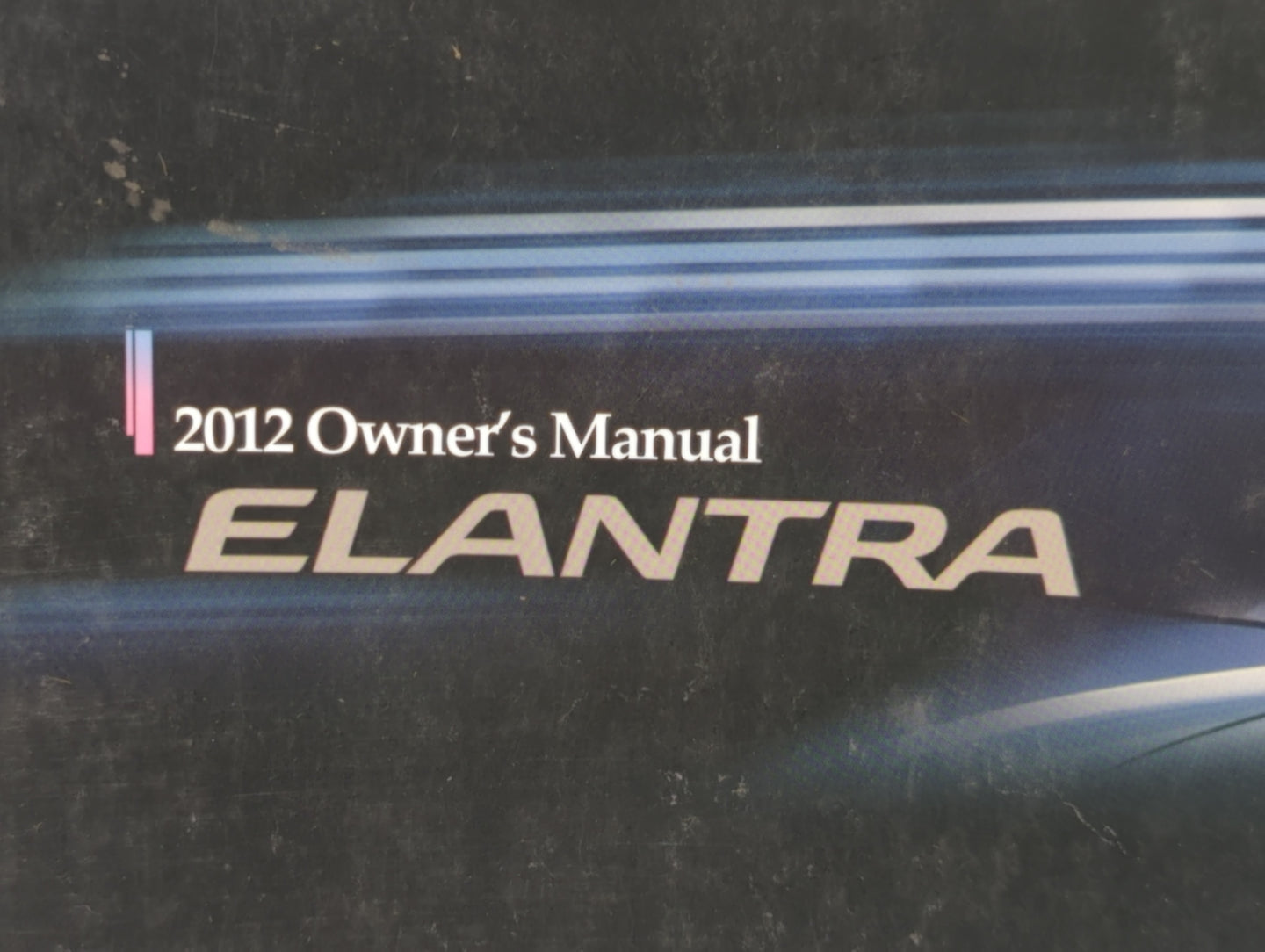 2012 Hyundai Elantra Owners Manual Book Guide P/N:A3YO-EC18A OEM Used Auto Parts - Oemusedautoparts1.com