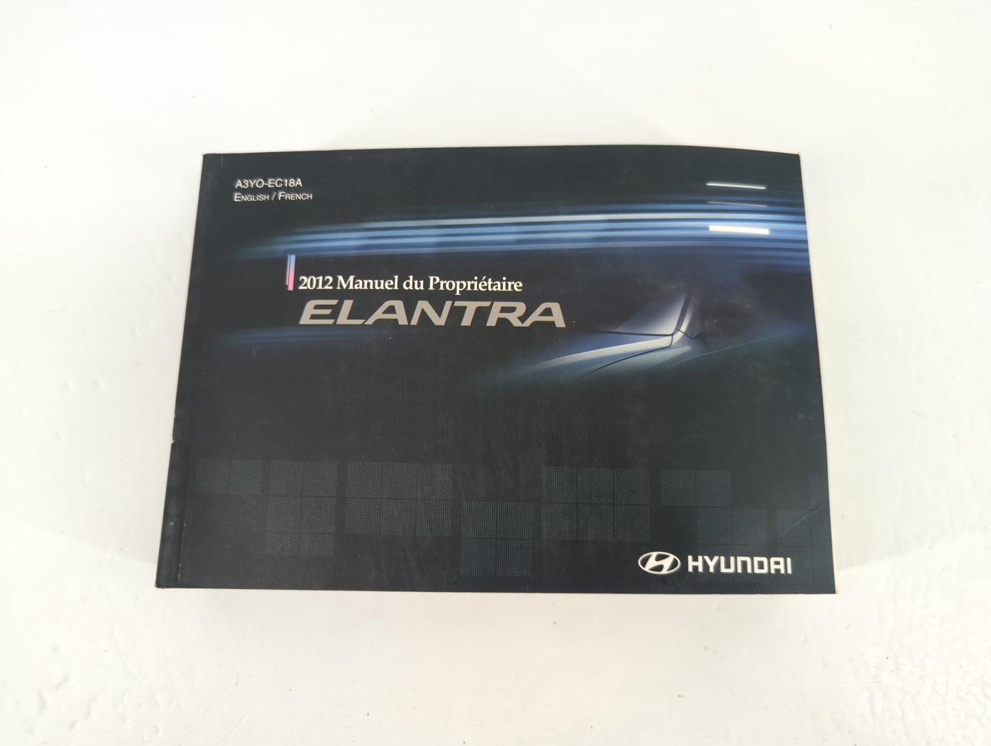2012 Hyundai Elantra Owners Manual Book Guide P/N:A3YO-EC18A OEM Used Auto Parts - Oemusedautoparts1.com