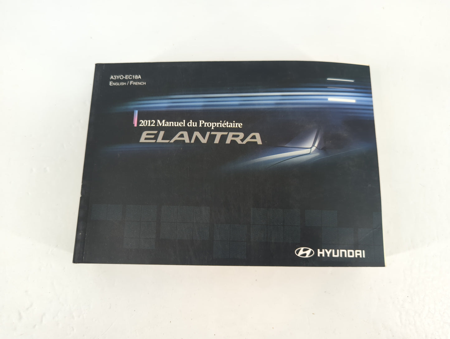 2012 Hyundai Elantra Owners Manual Book Guide P/N:A3YO-EC18A OEM Used Auto Parts - Oemusedautoparts1.com