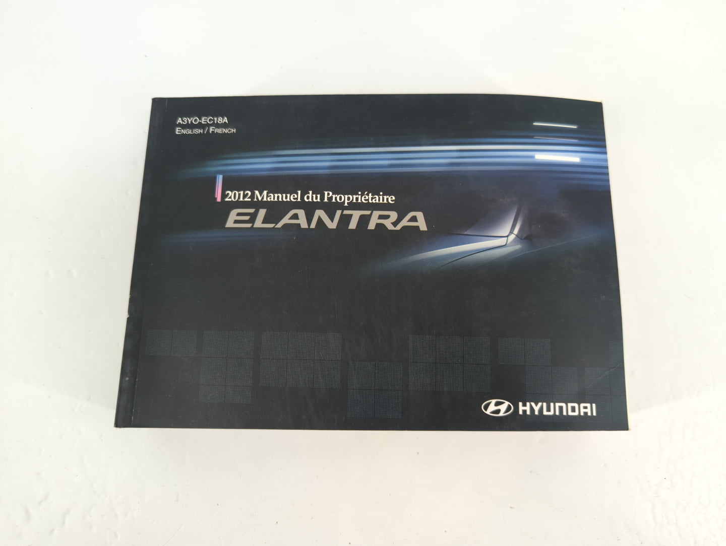 2012 Hyundai Elantra Owners Manual Book Guide P/N:A3YO-EC18A OEM Used Auto Parts - Oemusedautoparts1.com