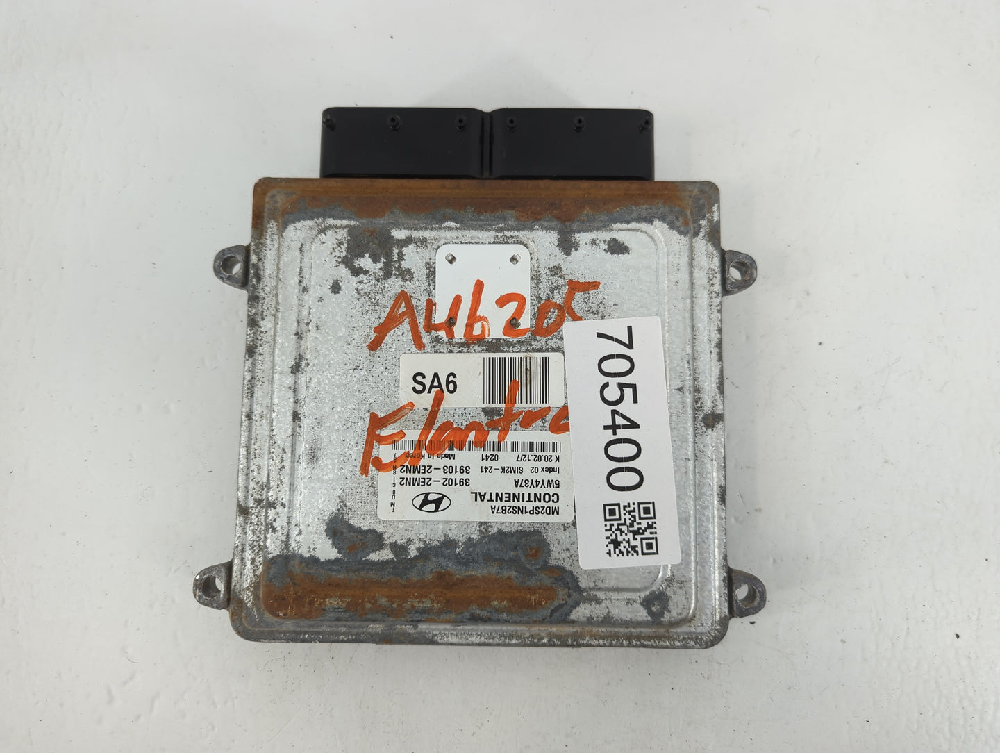 2011-2013 Hyundai Elantra PCM Engine Control Computer ECU ECM PCU OEM P/N:39103-2EMN2 39102-2EMN2 Fits Fits 2011 2012 2013 O