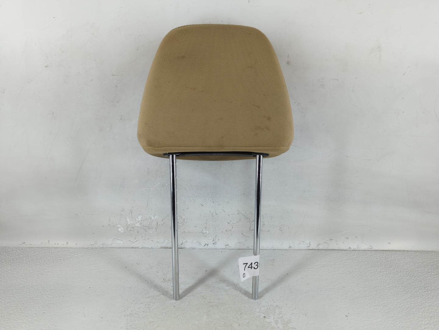 Hyundai Elantra Headrest Head Rest Front Driver Passenger Seat Beige - Oemusedautoparts1.com