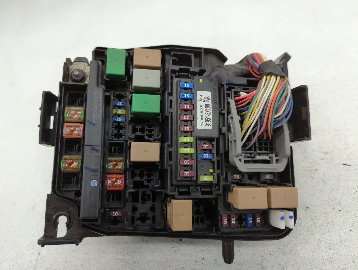 2011-2013 Hyundai Elantra Fusebox Fuse Box Panel Relay Module P/N:91951-3X100 VS912003Y074UA Fits Fits 2011 2012 2013 OEM Us