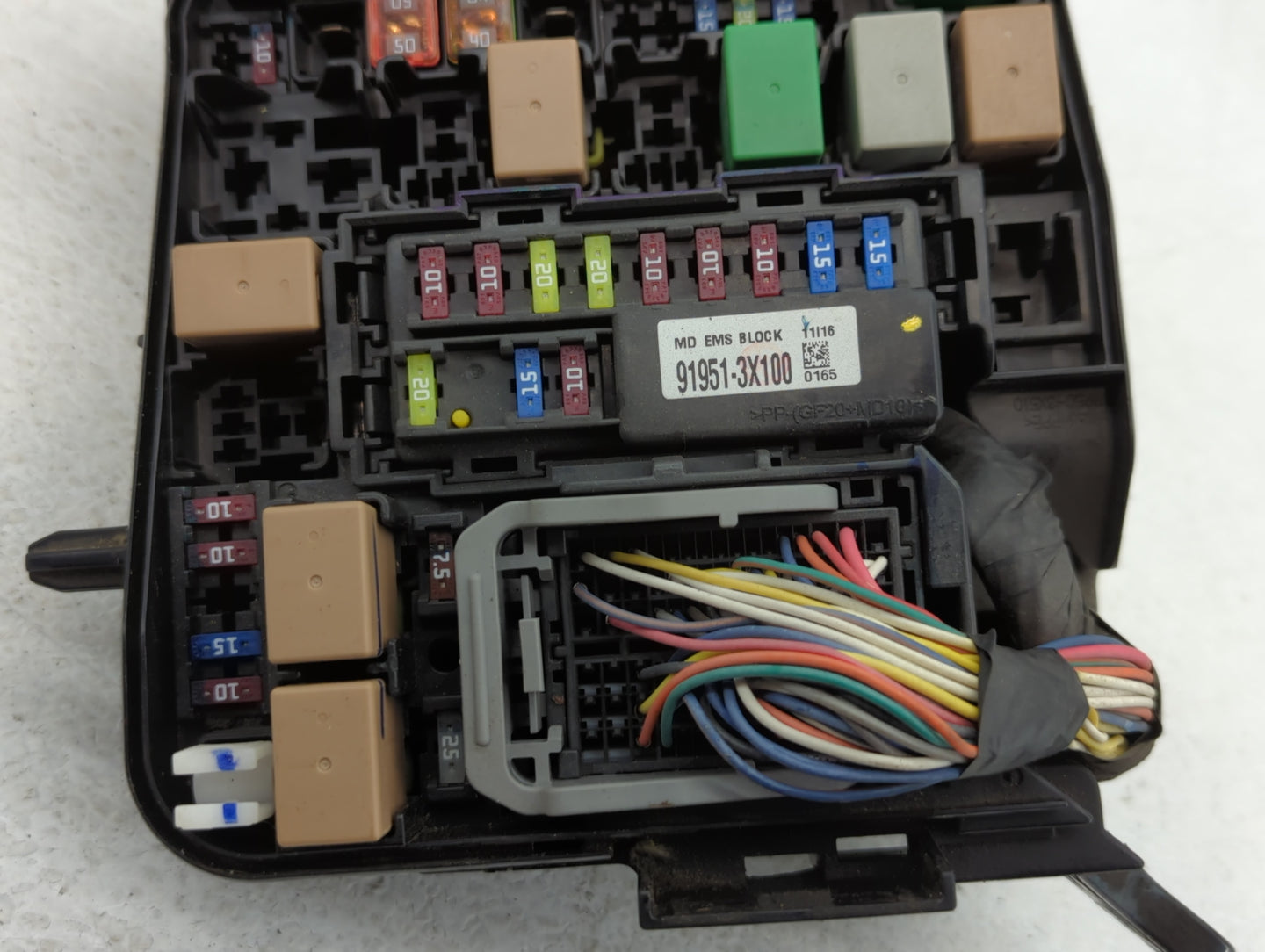 2011-2013 Hyundai Elantra Fusebox Fuse Box Panel Relay Module P/N:91951-3X100 VS912003Y074UA Fits Fits 2011 2012 2013 OEM Us