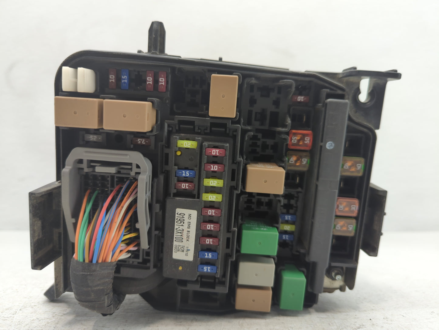 2011-2013 Hyundai Elantra Fusebox Fuse Box Panel Relay Module P/N:91205 3X213 Fits Fits 2011 2012 2013 OEM Used Auto Parts -