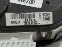 2012 Hyundai Elantra Instrument Cluster Speedometer Gauges P/N:94001-3X270 Fits OEM Used Auto Parts - Oemusedautoparts1.com