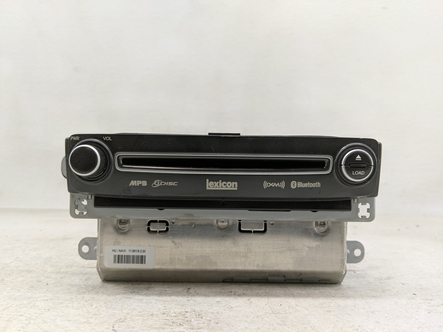 2011-2013 Hyundai Equus Radio AM FM Cd Player Receiver Replacement P/N:6434A-VIDIS Fits Fits 2011 2012 2013 OEM Used Auto Pa