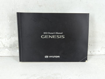 2012 Hyundai Genesis Owners Manual Book Guide P/N:A3MO-EU1NH OEM Used Auto Parts - Oemusedautoparts1.com