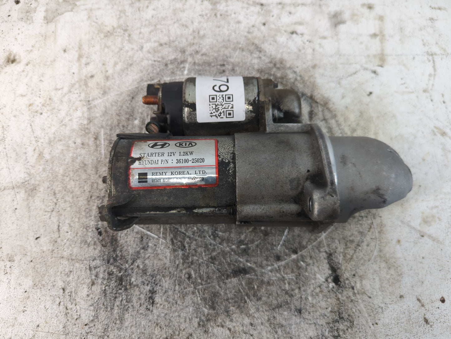 2009-2012 Hyundai Genesis Car Starter Motor Solenoid OEM P/N:36100-25020 Fits Fits 2006 2007 2008 2009 2010 2011 2012 OEM Us