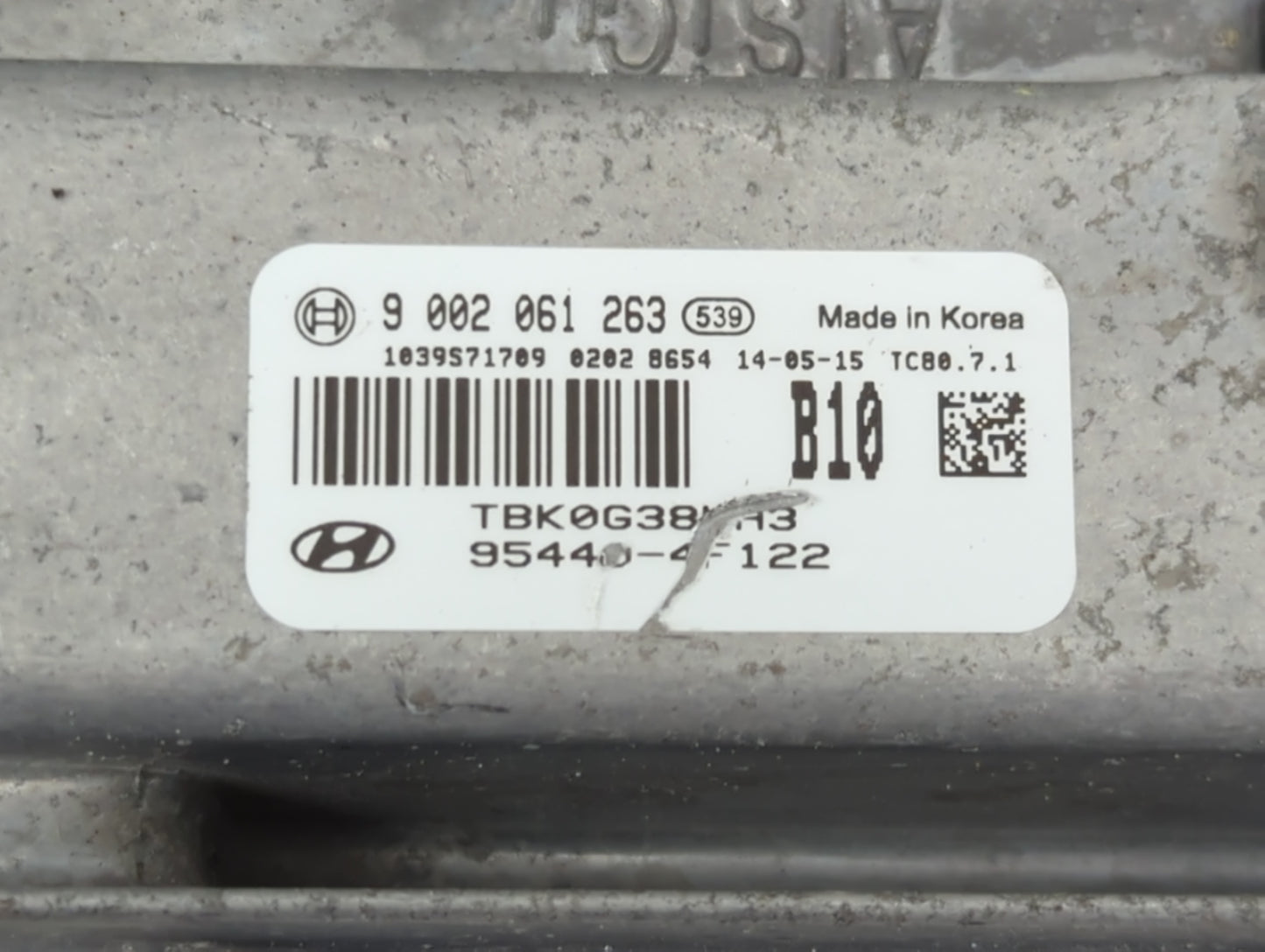 2009-2012 Hyundai Genesis PCM Engine Control Computer ECU ECM PCU OEM P/N:95440-4F122 Fits Fits 2009 2010 2011 2012 OEM Used