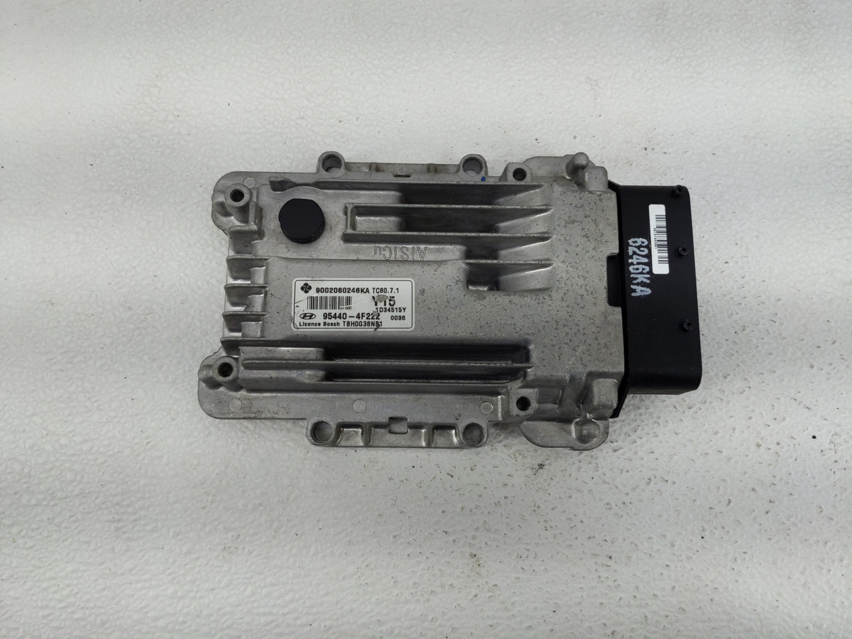 2012 Hyundai Genesis PCM Engine Control Computer ECU ECM PCU OEM P/N:95440-4F222 OEM Used Auto Parts - Oemusedautoparts1.com