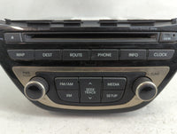 2012 Hyundai Genesis Radio AM FM Cd Player Receiver Replacement P/N:96560-2M770YHG Fits OEM Used Auto Parts - Oemusedautopar
