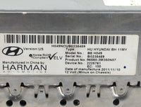 2011-2012 Hyundai Genesis Radio AM FM Cd Player Receiver Replacement P/N:96560-3M350 Fits Fits 2011 2012 OEM Used Auto Parts