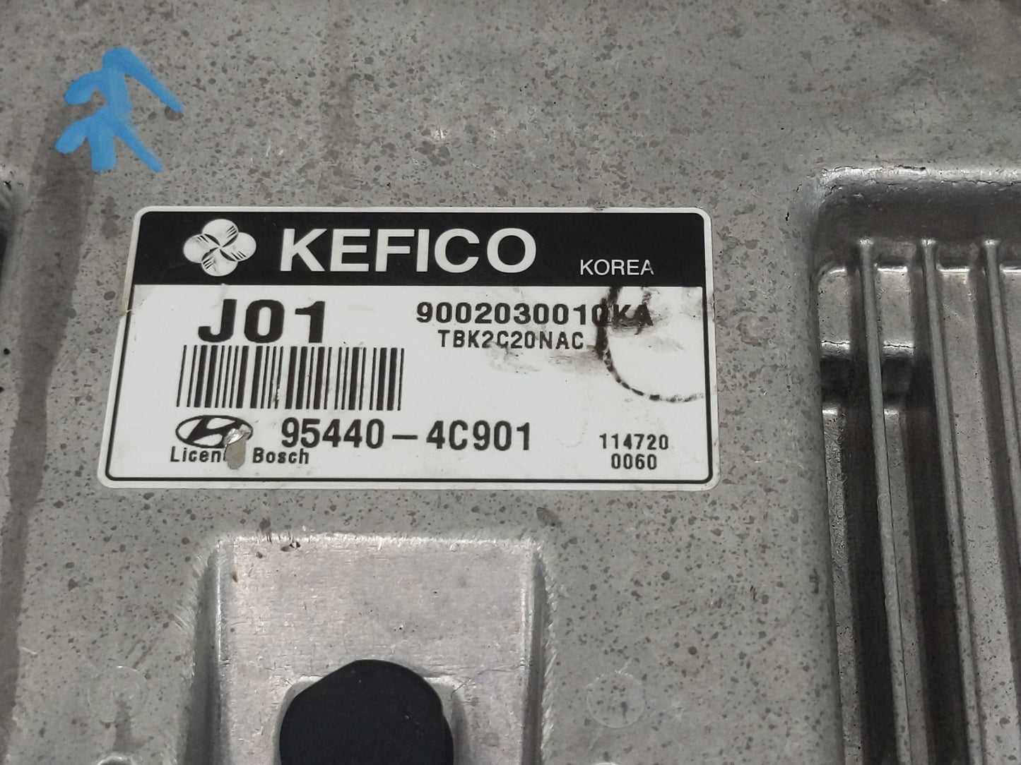 2012 Hyundai Genesis PCM Engine Control Computer ECU ECM PCU OEM P/N:95440-4C901 Fits OEM Used Auto Parts - Oemusedautoparts